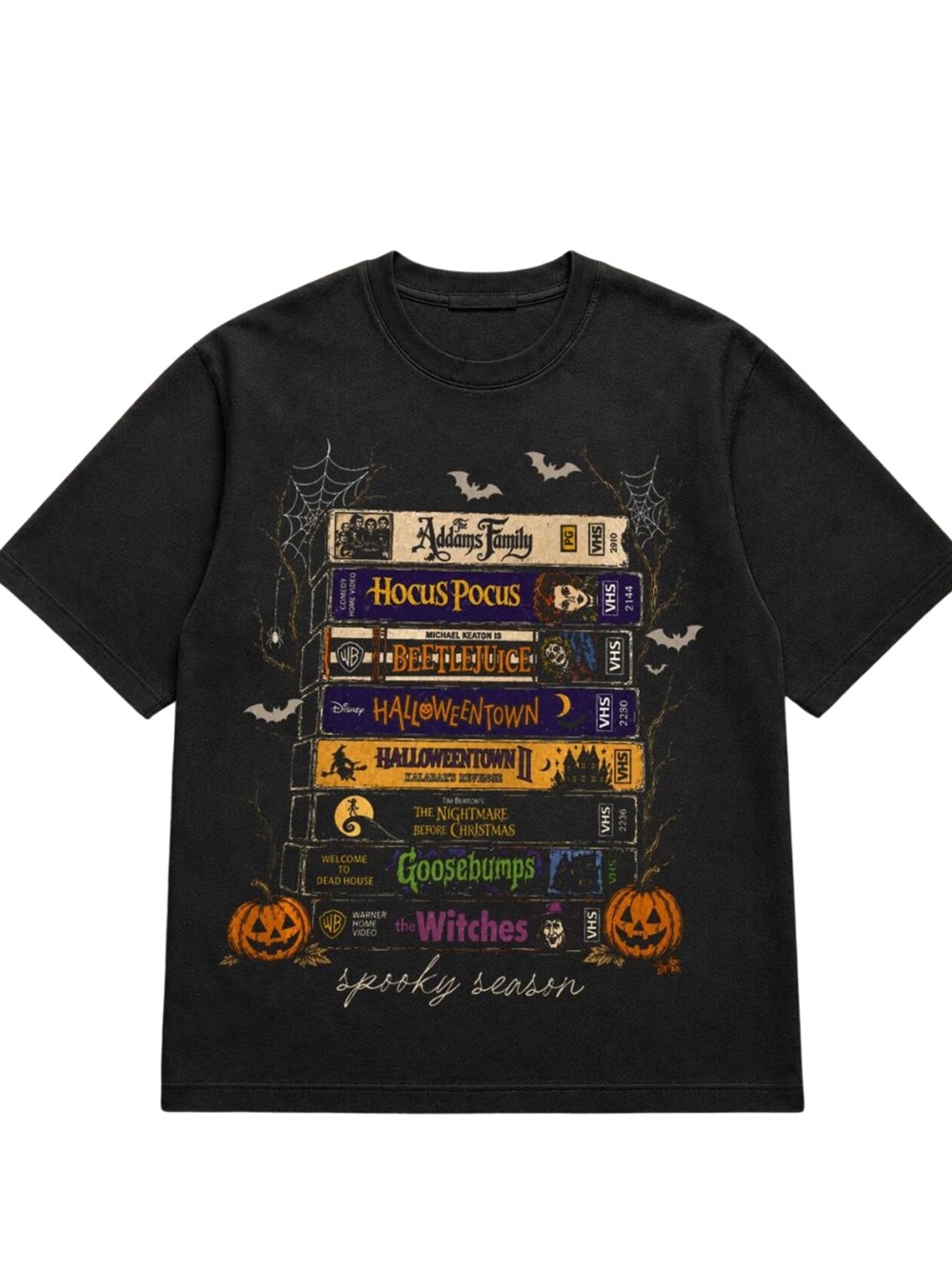Comfort Colors Halloween Classics Graphic Tee - Black
